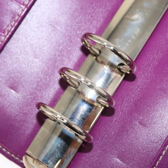 GUCCI GG Canvas Guccissima Day Planner Cover Purple 115241 2888 Auth yk20133A - Picture 9 of 16